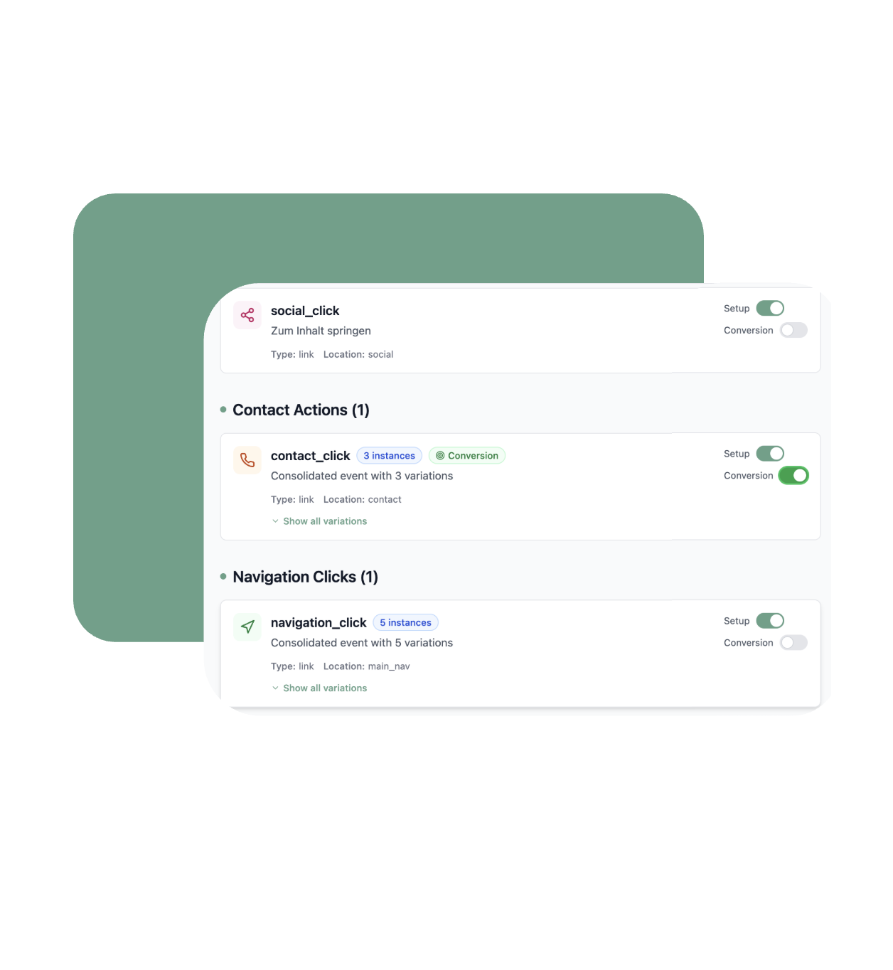 Smart Event Configuration